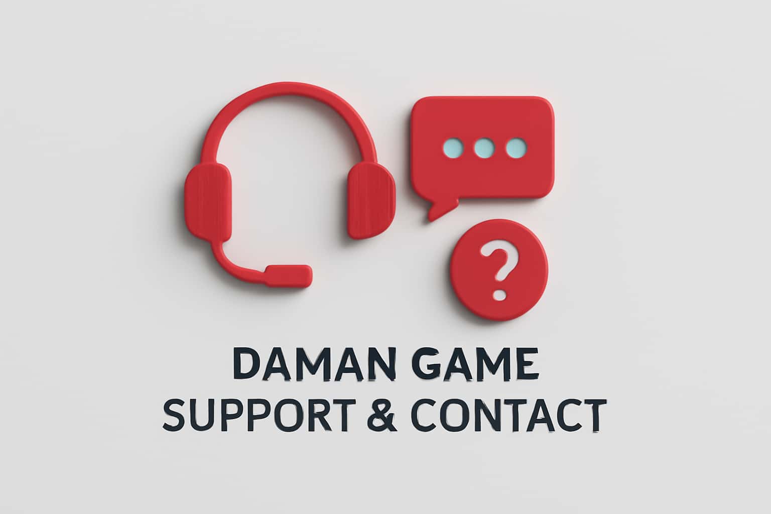 Daman Game Support & Contact Interface
