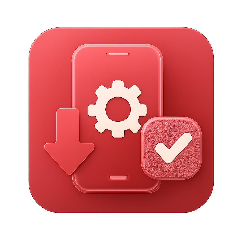 Illustration showing Daman Game installation steps.