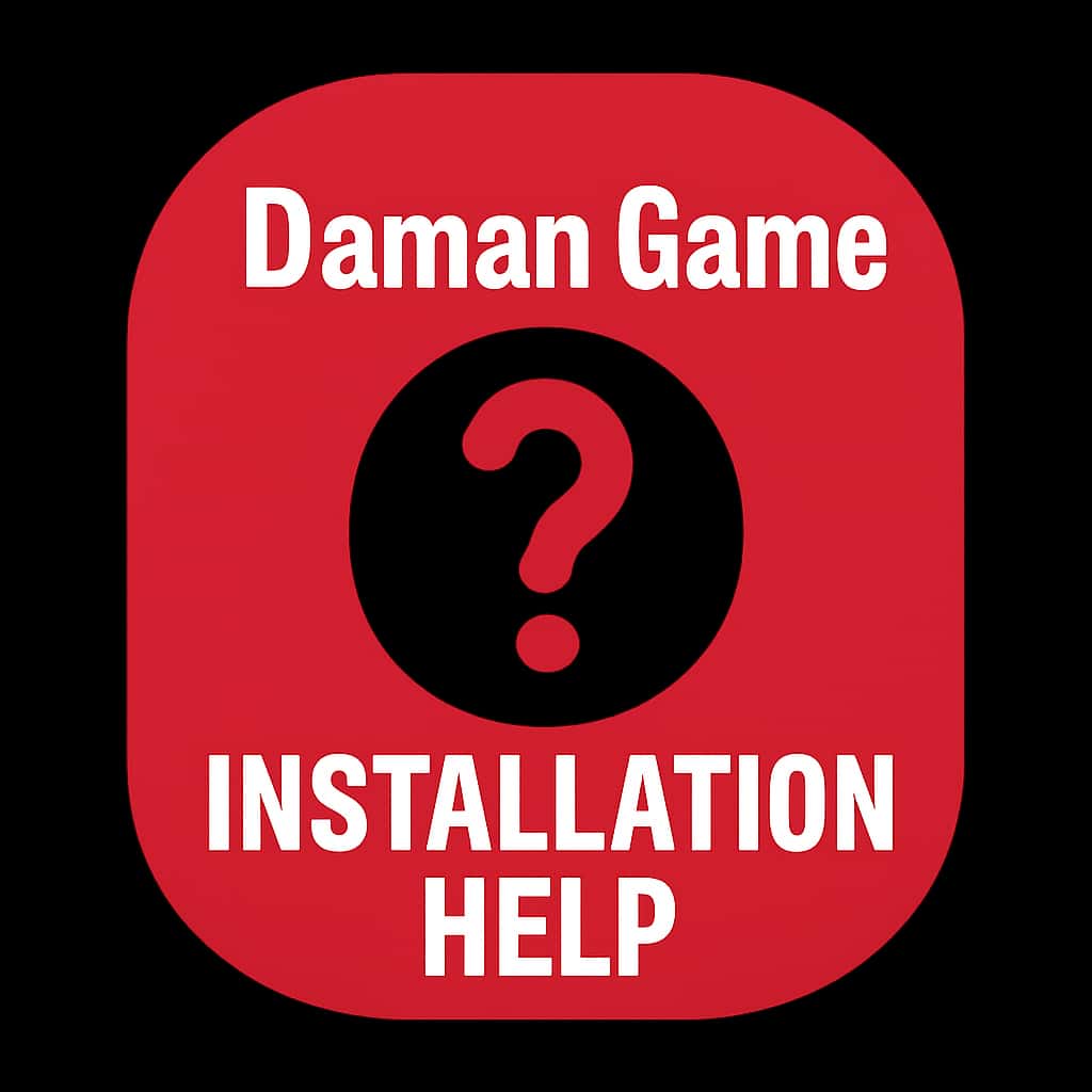 Icon representing Daman Game Installation Help.