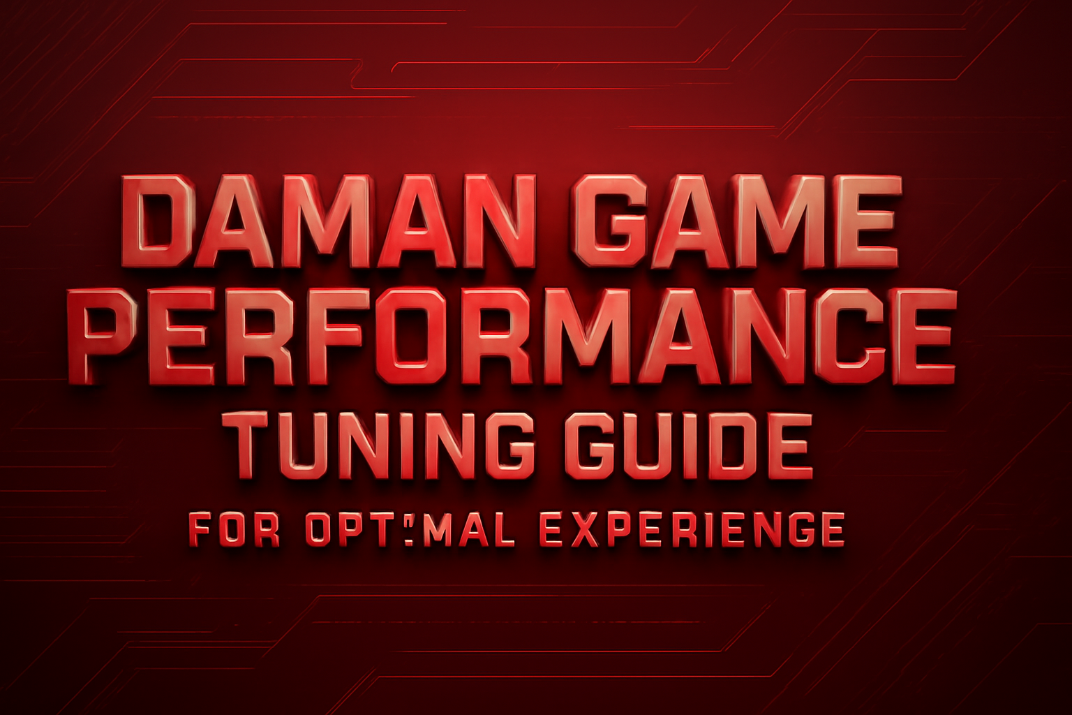 Informational scene displaying Daman Game requirements.