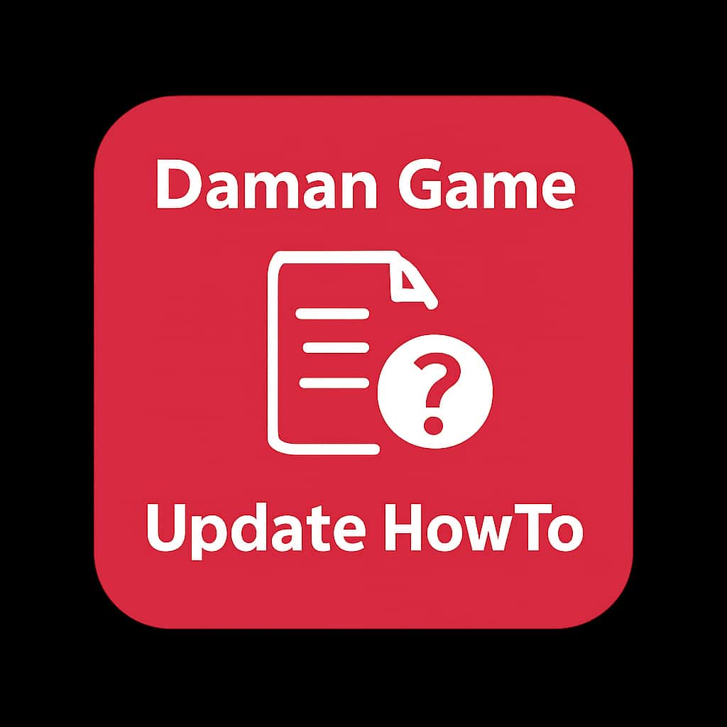 Icon representing Daman Game update guidance.