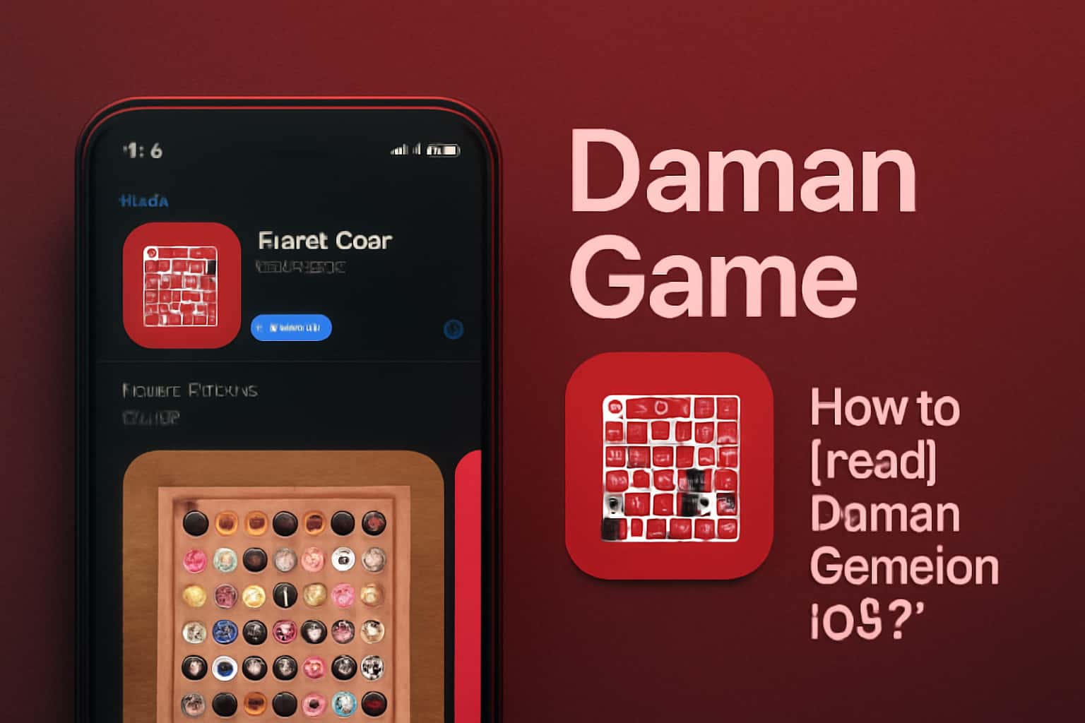 An informative scene about installing Daman Game on iOS with focus on the text 'Daman Game'.