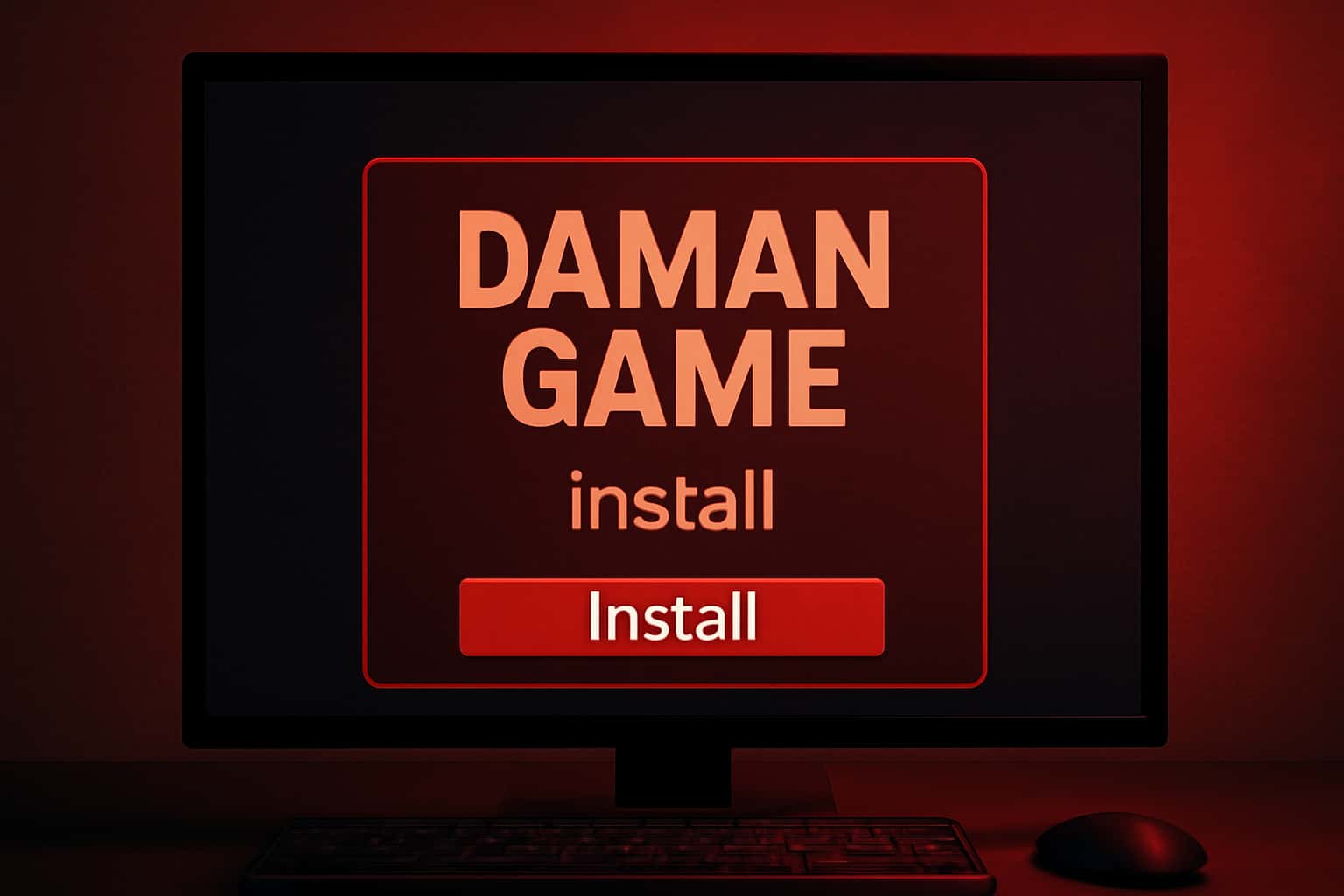 Informative scene about Daman Game installation.