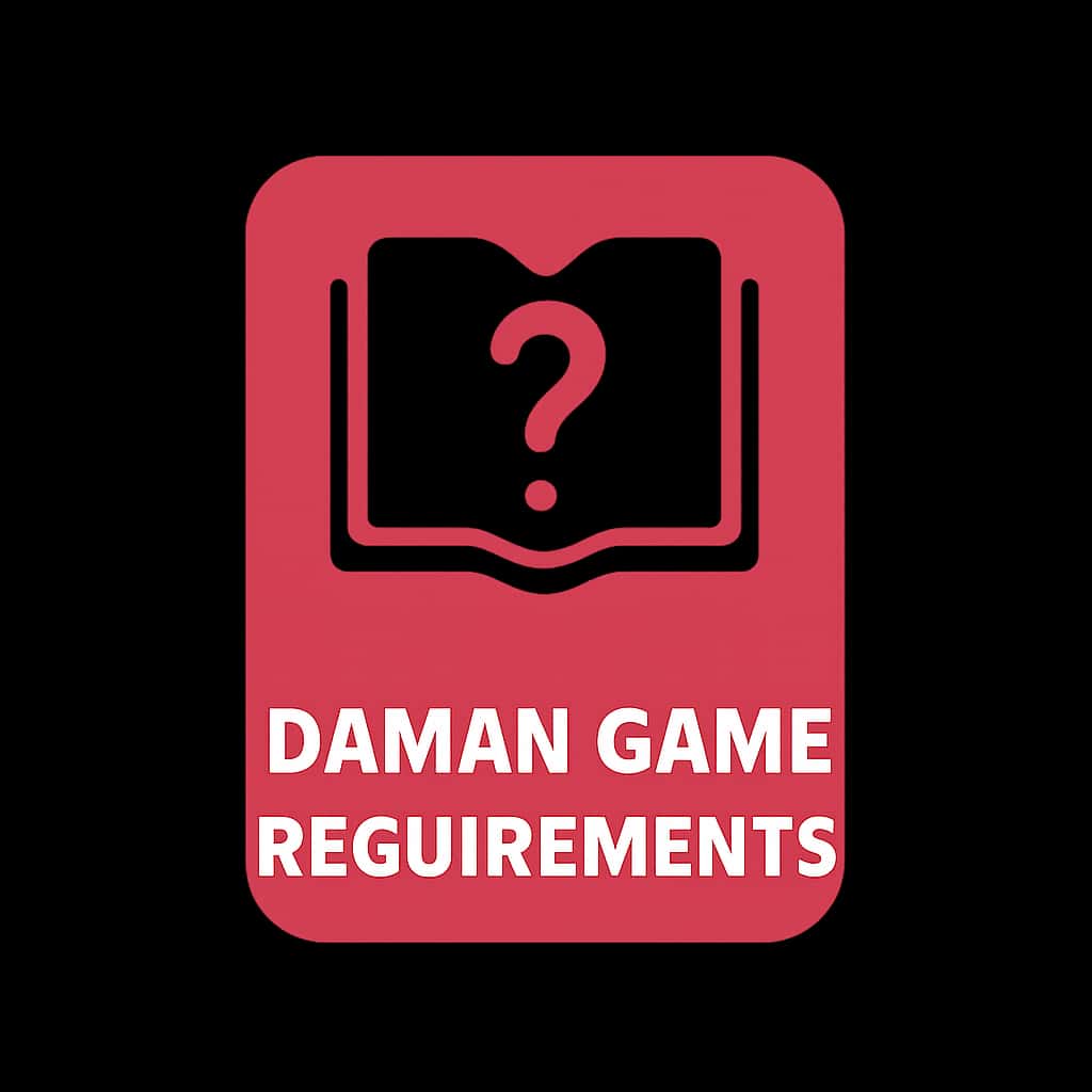 Icon representing Daman Game requirements.