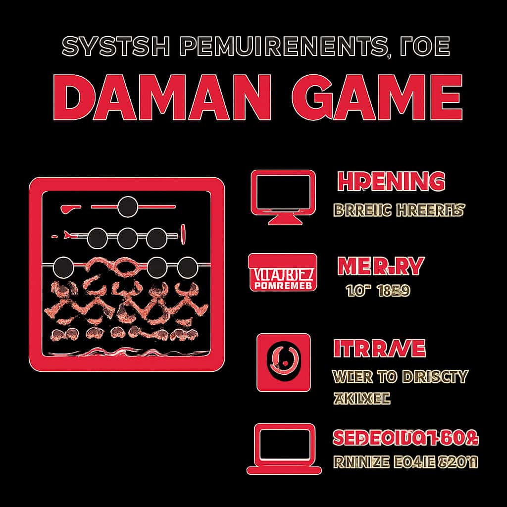 Diagram detailing installation steps for Daman Game.