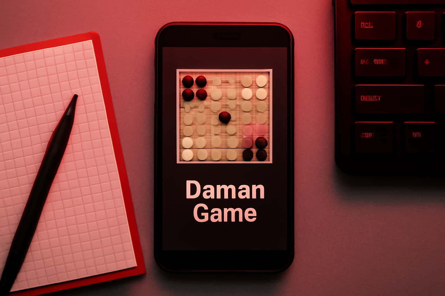 An informational scene illustrating the verification process of Daman Game download.